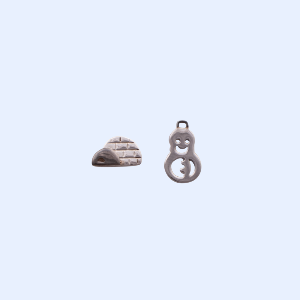Snowy Mismatched Earrings