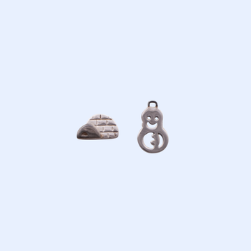 Snowy Mismatched Earrings