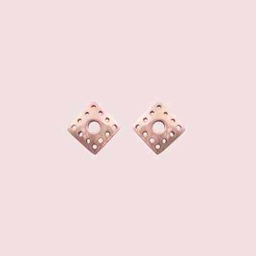 Dotted Square Earrings