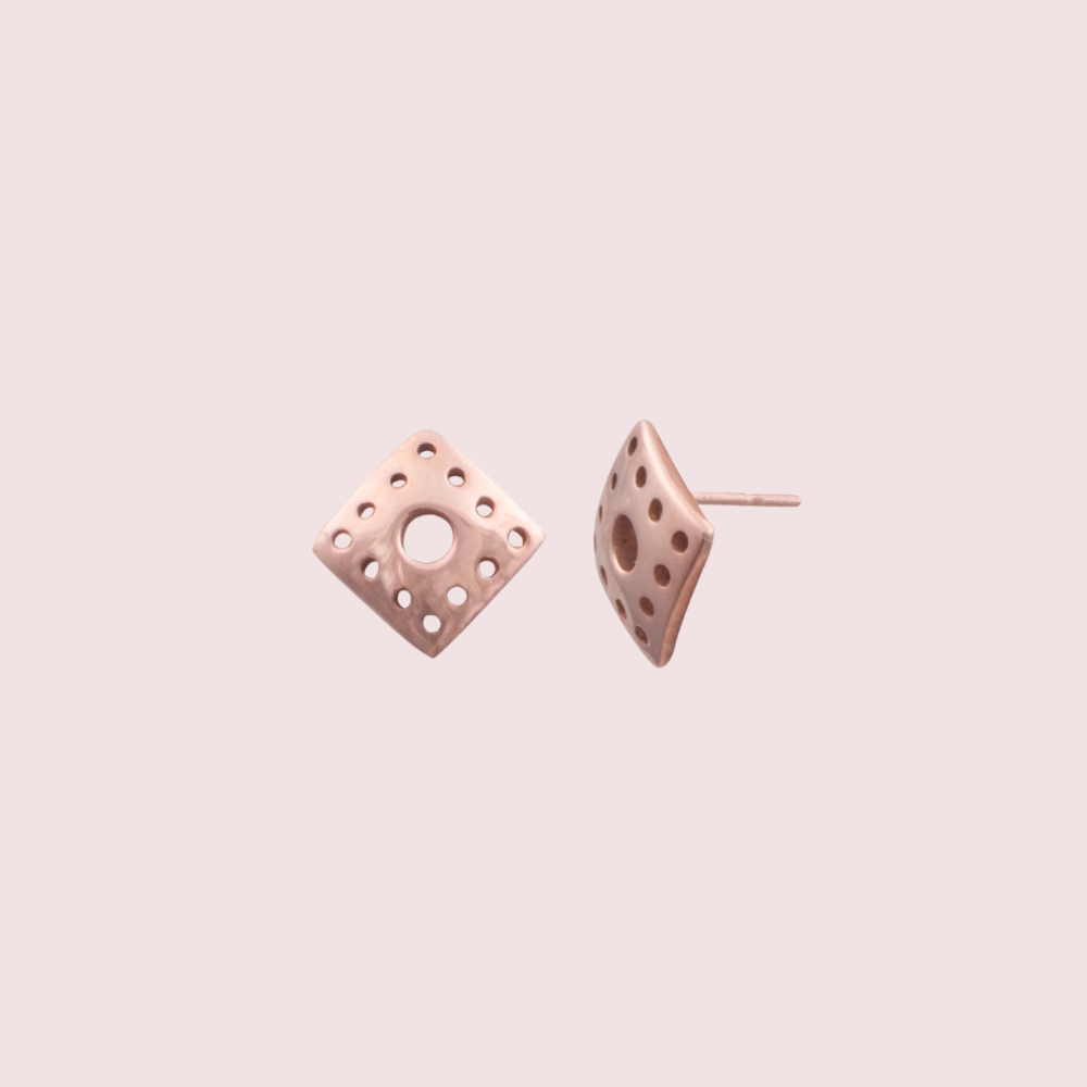 Dotted Square Earrings