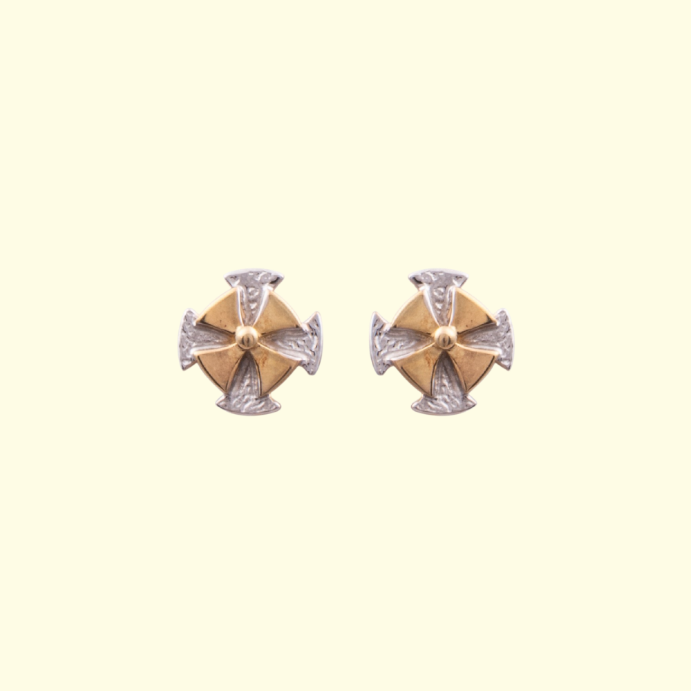 Abstract Fan Earrings