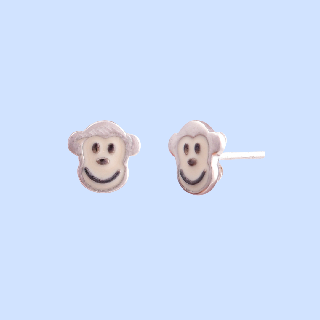 Monkey Face Earrings