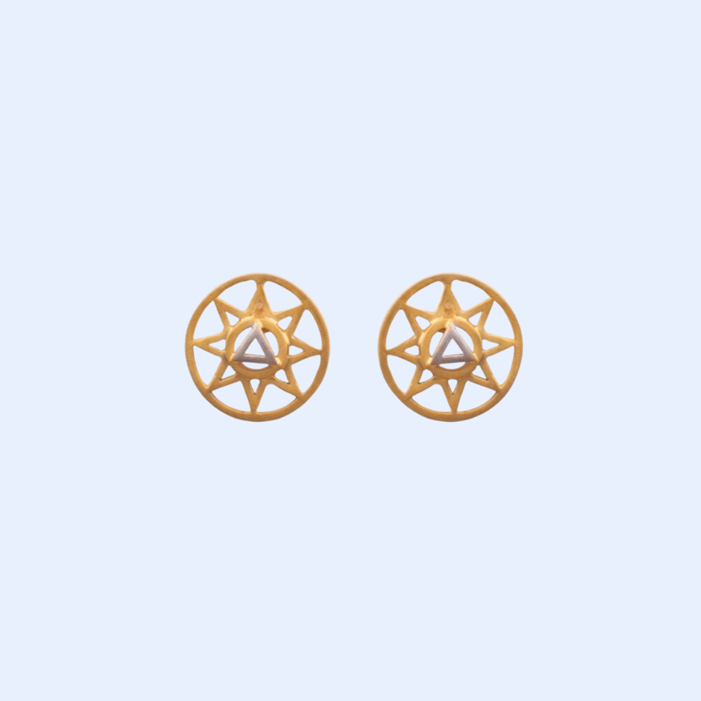 Geometrical Star Earrings
