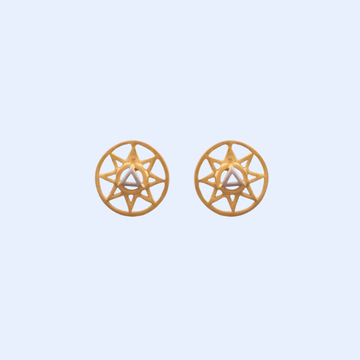 Geometrical Star Earrings