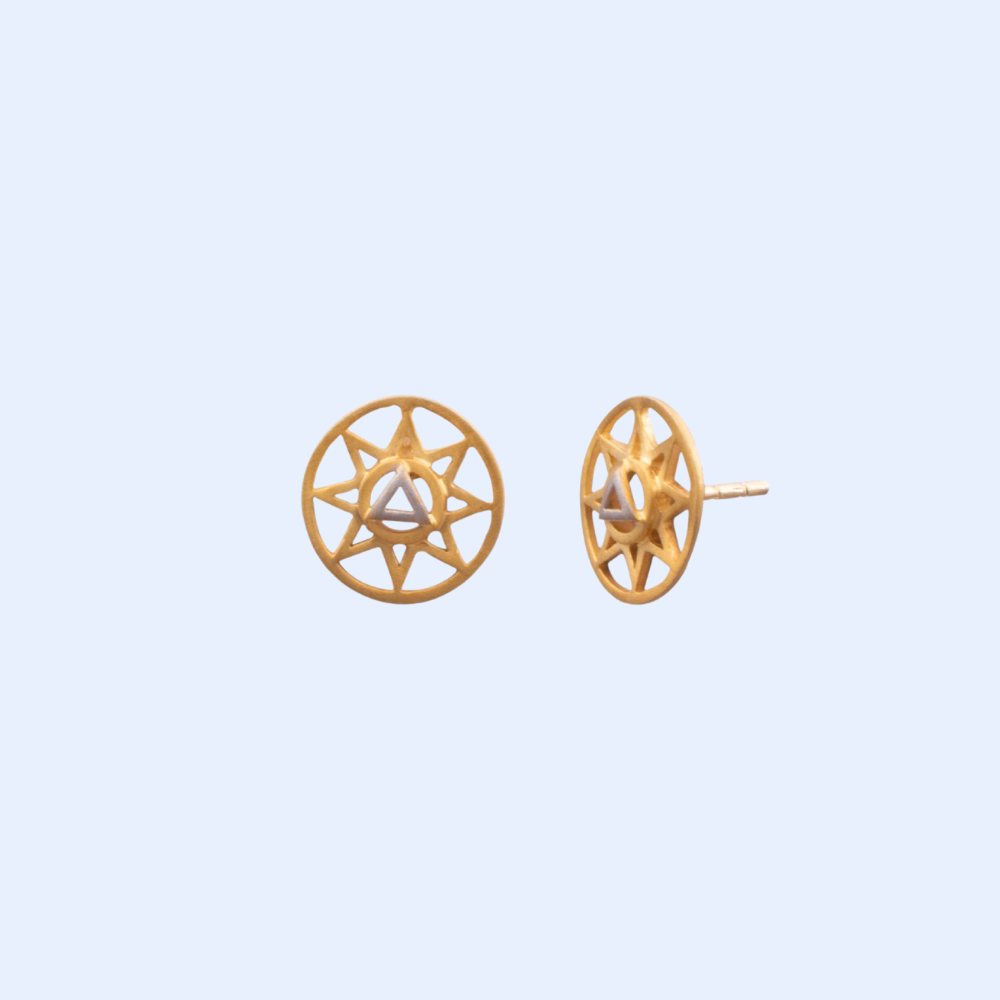 Geometrical Star Earrings