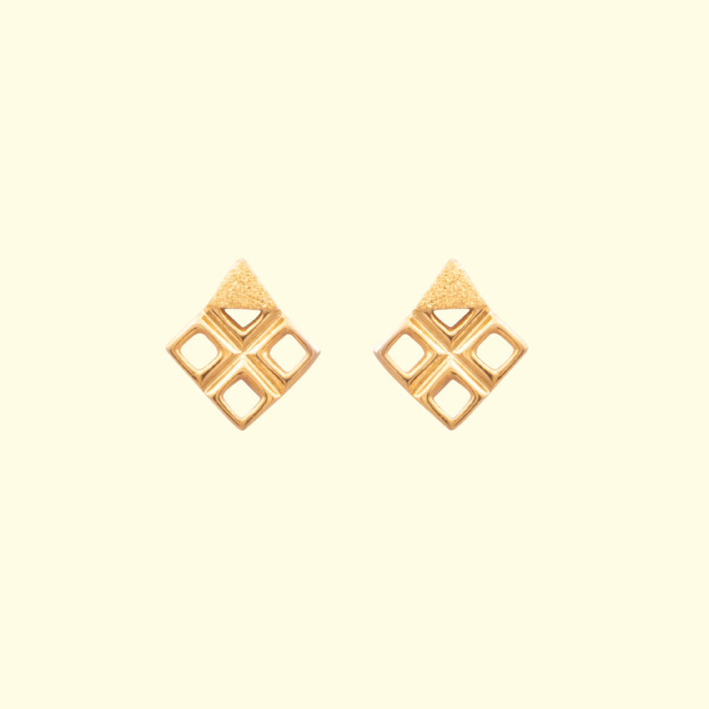 Four Square Earrings