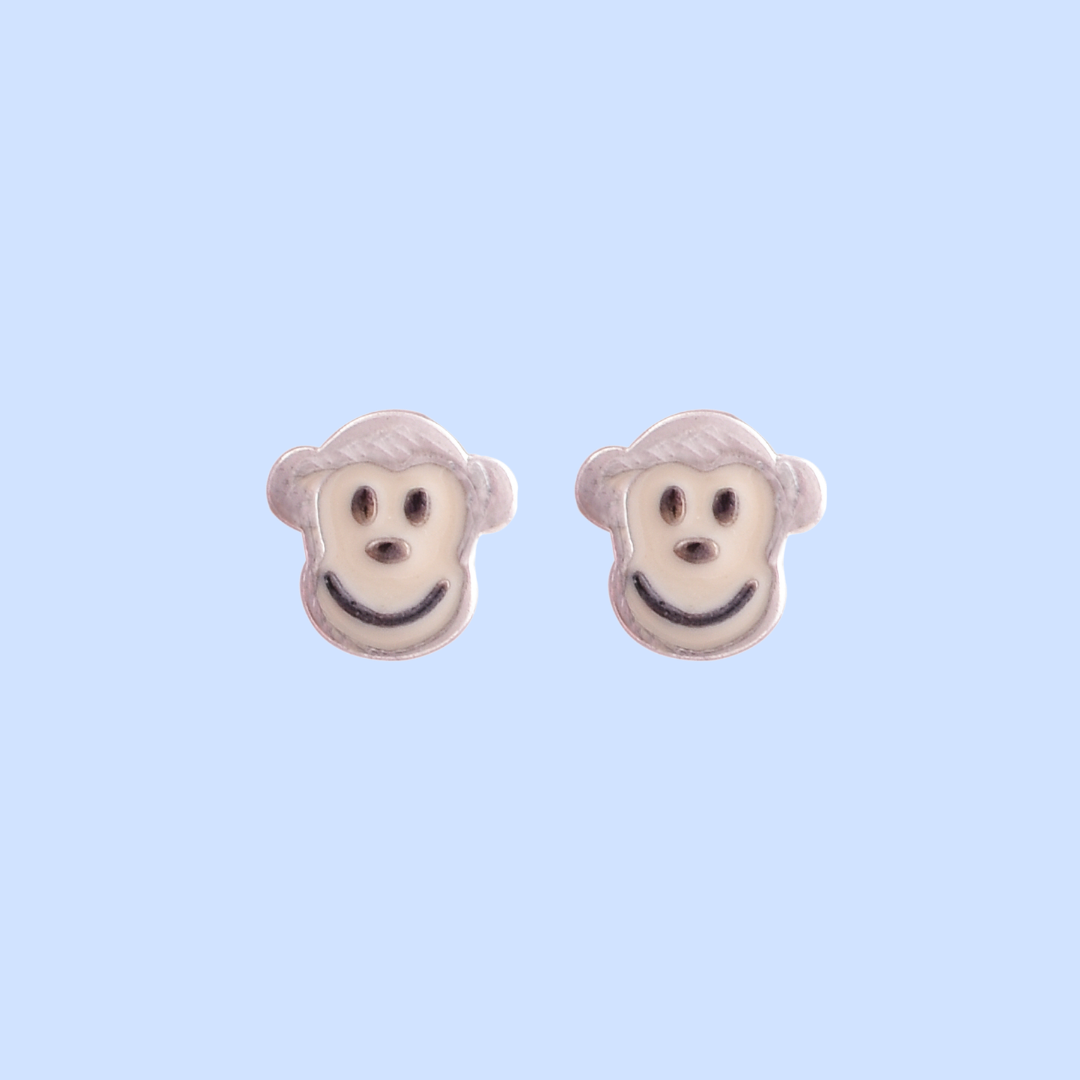 Monkey Face Earrings