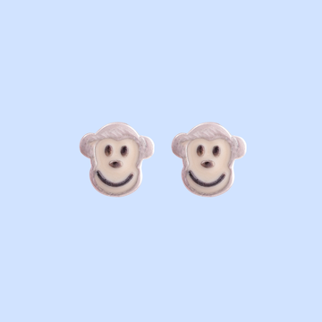 Monkey Face Earrings