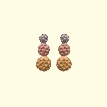Tri Color Earrings