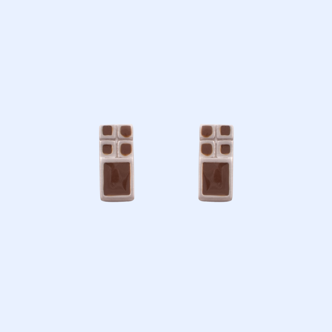 Chocolate Bar Earrings
