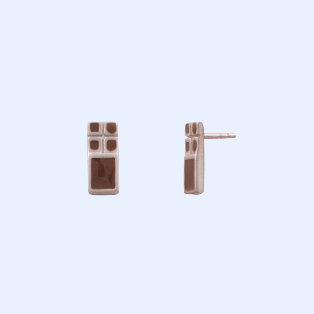Chocolate Bar Earrings