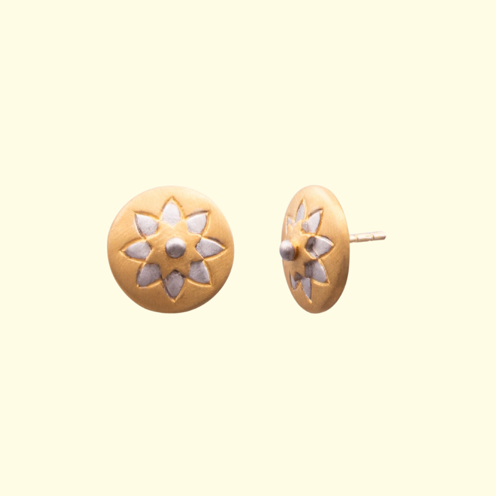 Plated Star Earrings