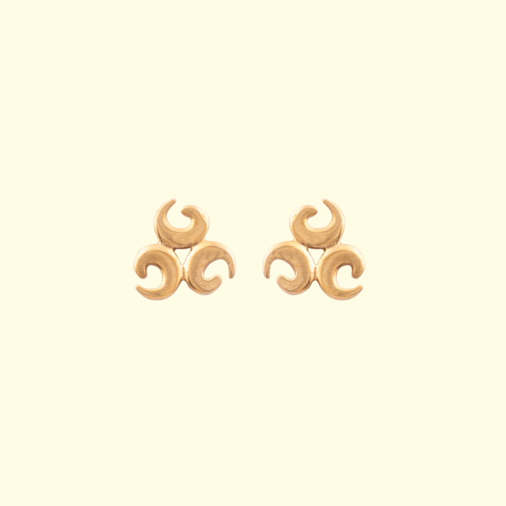 Tri-Swirl Earrings