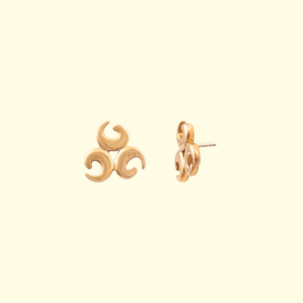 Tri-Swirl Earrings