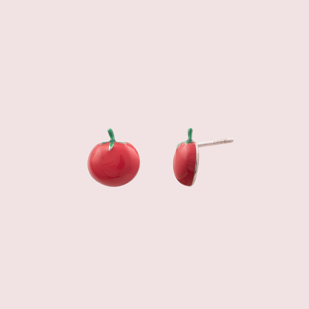 Tomato Earrings