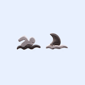 Swimmer Inspired Earrings