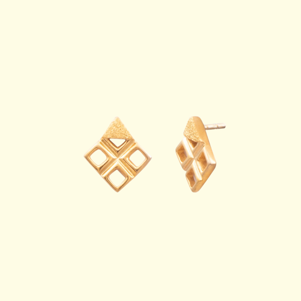 Four Square Earrings